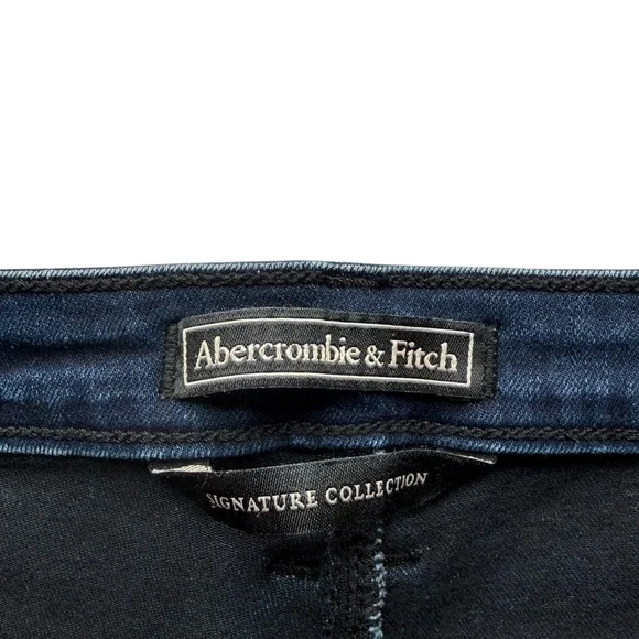 Abercrombie & Fitch High Rise Wide Leg Flare Wash Flare Jeans Size 29/33R - Picture 5 of 9